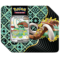 Pokémon TCG: Scarlet & Violet - Paldean Fates Tin Shiny Great Tusk ex (USA ed med 5 Boosters)