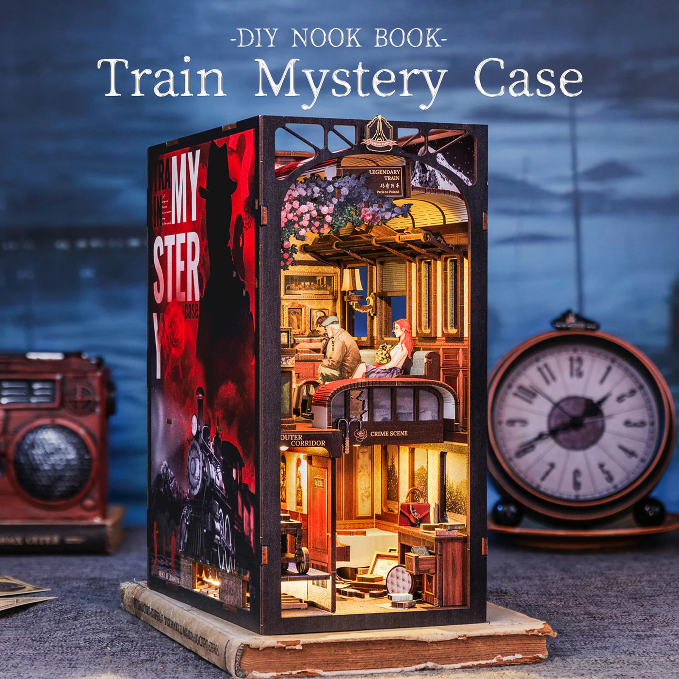 Train Mystery  - Book Nook Kit - CuteBee