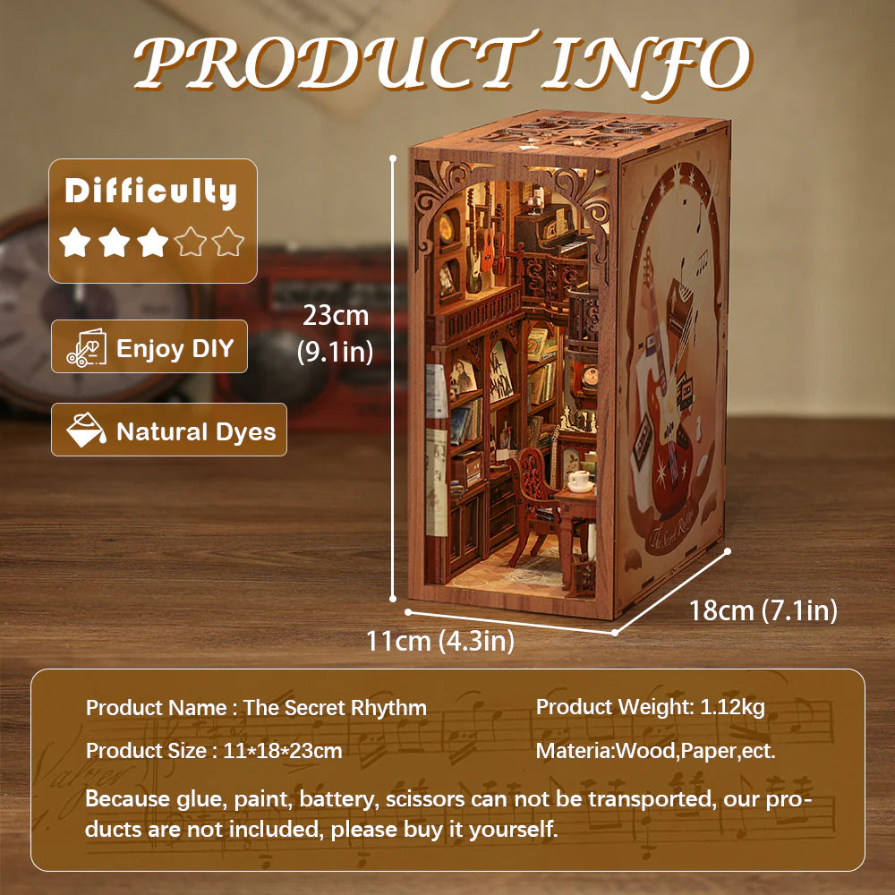 The Secret Rythm - Book Nook Kit - CuteBee