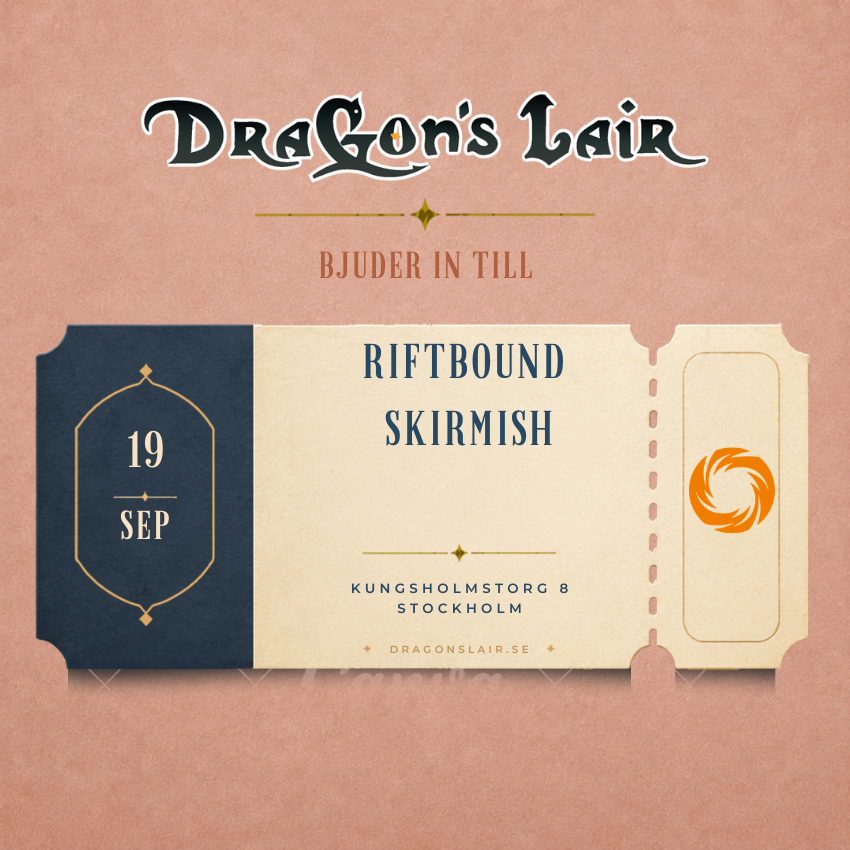 Deltagarbiljett - Riftbound TCG Summoner Skirmish 19/9