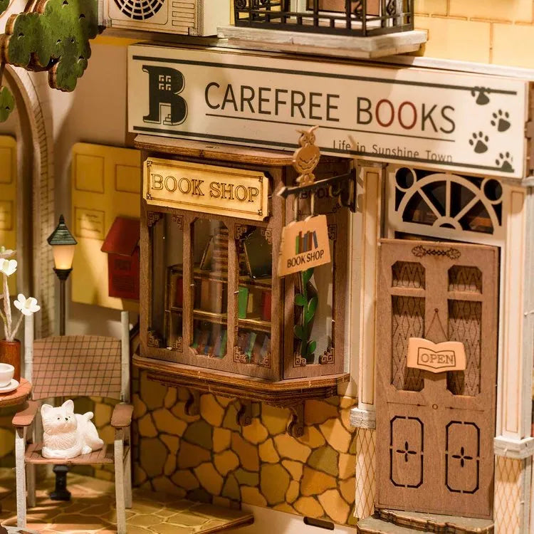 Sunshine Town -  Book Nook Kit - Rolife