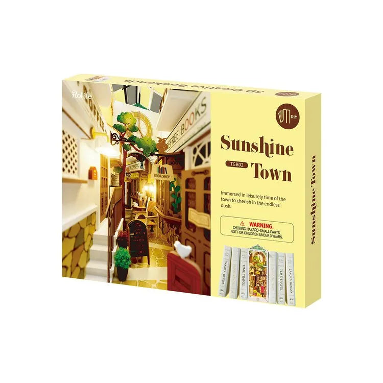 Sunshine Town -  Book Nook Kit - Rolife