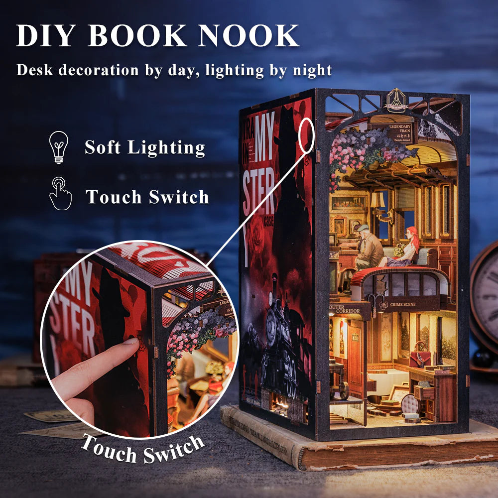 Train Mystery  - Book Nook Kit - CuteBee