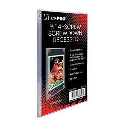 1/4" Screwdown Recessed Holder