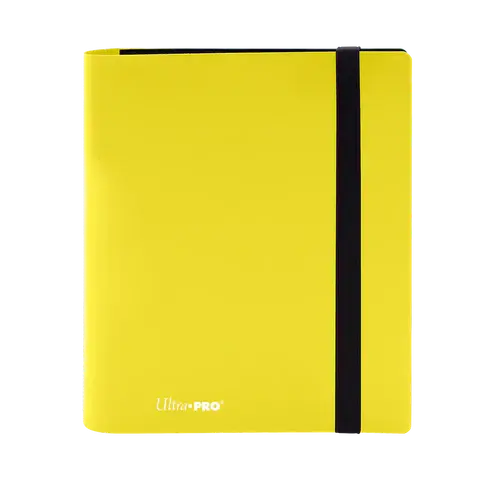 Ultra Pro - 4-Pocket PRO-Binder Eclipse - Lemon Yellow