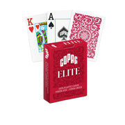 1546 Elite Poker size Jumbo index playing cards - Red