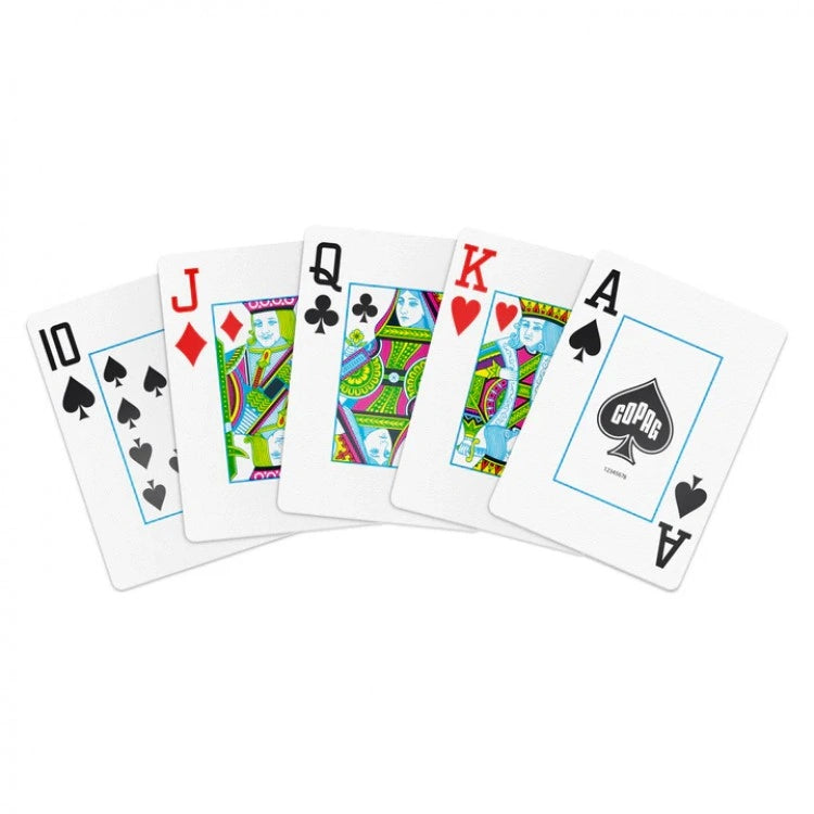 1546 Neoteric Poker Size Jumbo Index playing cards double deck Red/Green