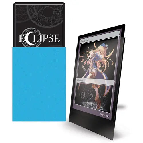 PRO-Matte Eclipse Small Deck Protector Sleeves - Sky Blue