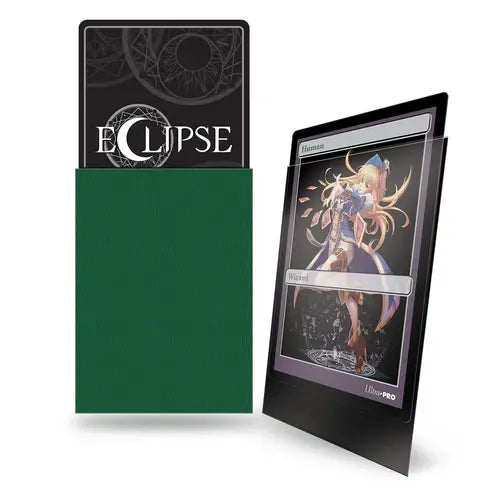 PRO-Matte Eclipse Forest Small Deck Protector Sleeves - Forest Green