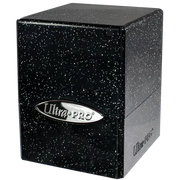 Glitter Satin Cube - Black