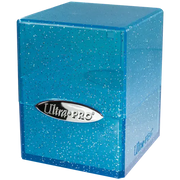 Glitter Satin Cube - Blue