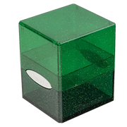 Glitter Satin Cube - Green
