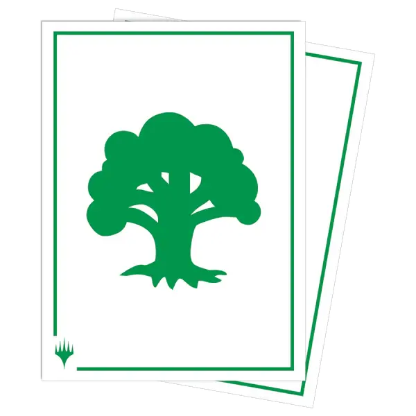 Mana 8 - Apex Deck Protector Sleeves - Forest (105st)