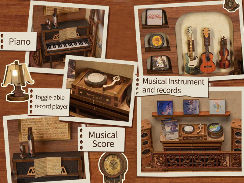The Secret Rythm - Book Nook Kit - CuteBee