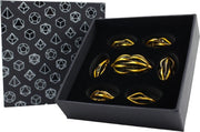 LPG Dice RPG Set Hollow Elliptic Ancient Bronze (7)