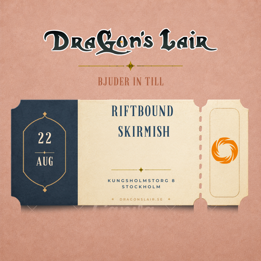 Deltagarbiljett - Riftbound TCG Summoner Skirmish 22/8