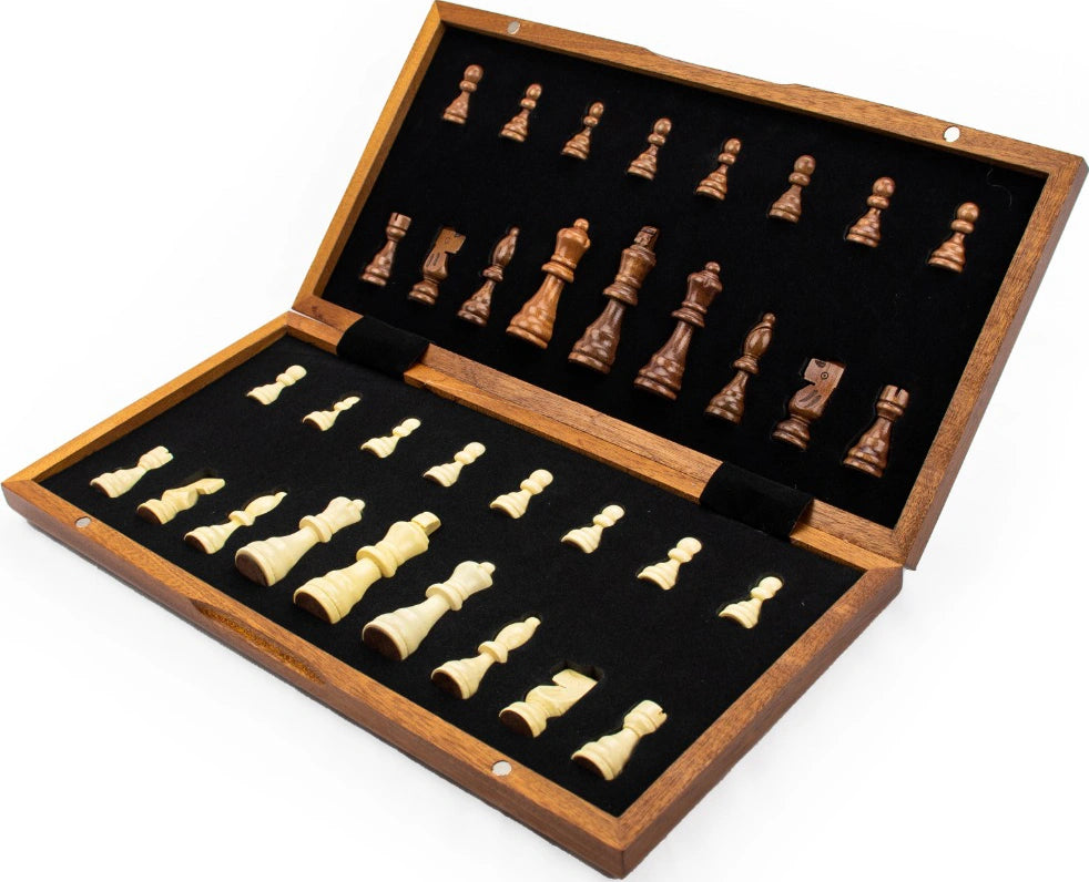 Classics Wooden Magnetic Chess Set 38 cm