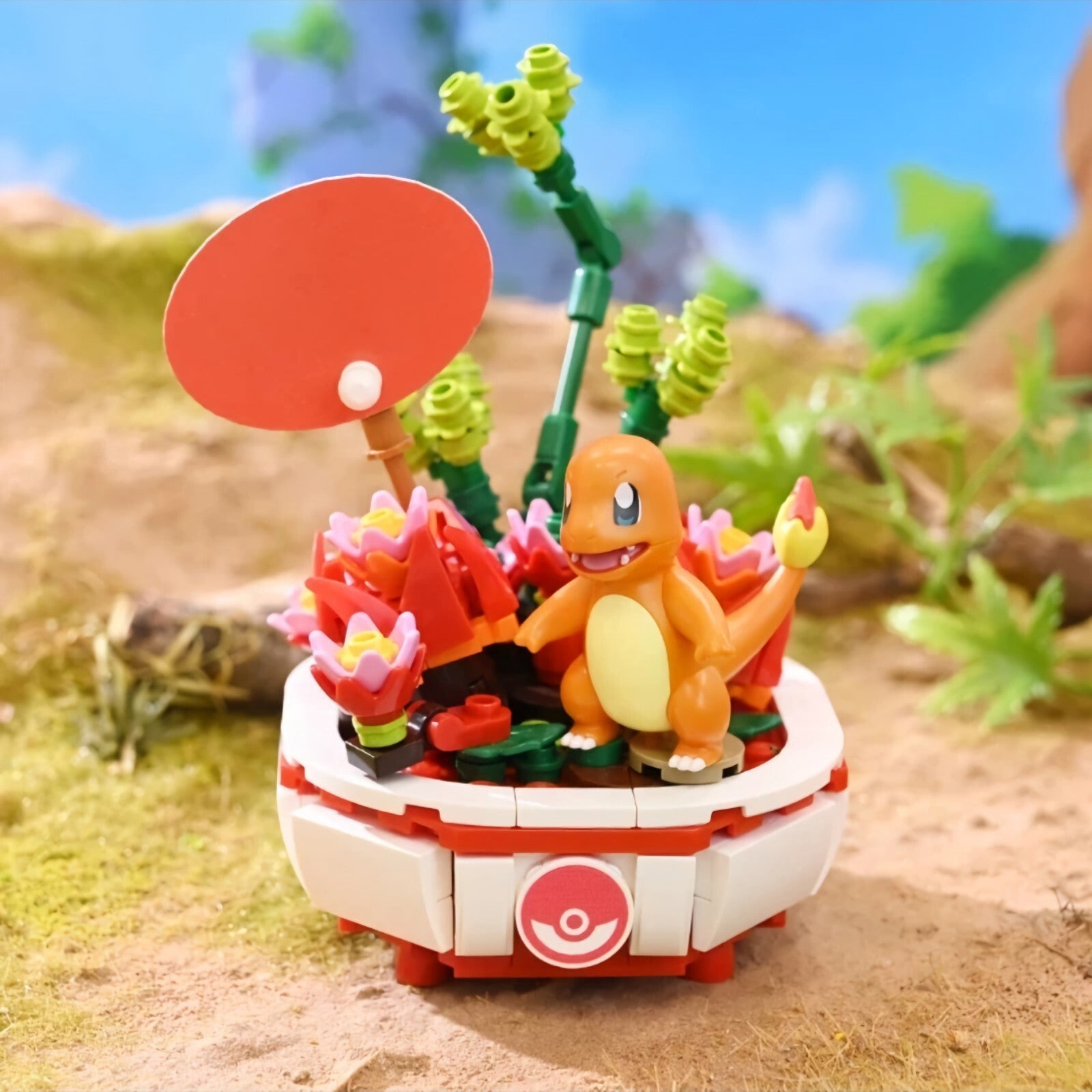 Qman Keeppley Pokemon Bonsai - Charmander