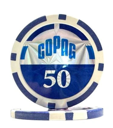 300 Poker Chips Set in Dark Aluminum Suitcase Copag