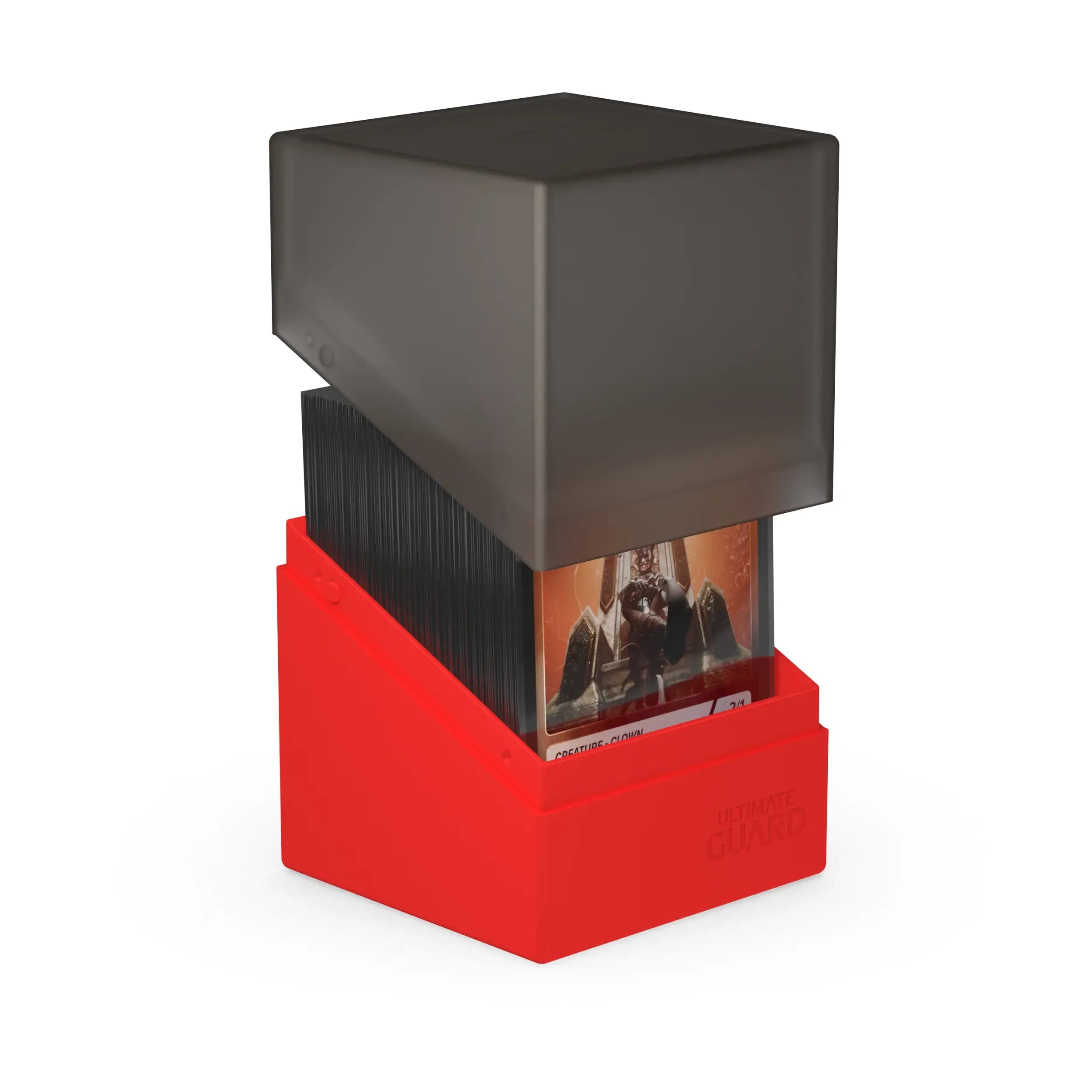 Ultimate Guard Boulder Deck Case 100+ SYNERGY Black/Red