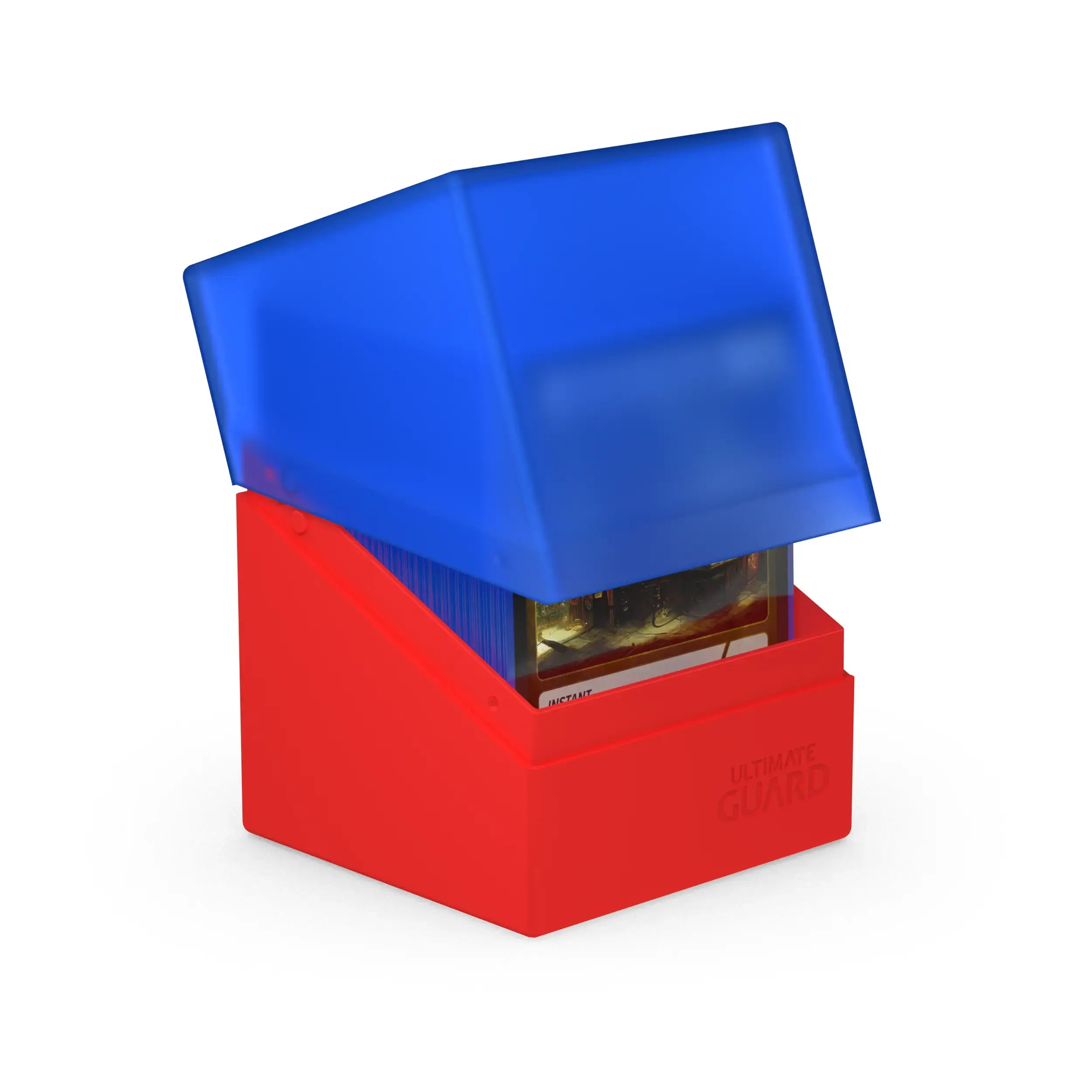 Ultimate Guard Boulder Deck Case 100+ SYNERGY Blue/Red