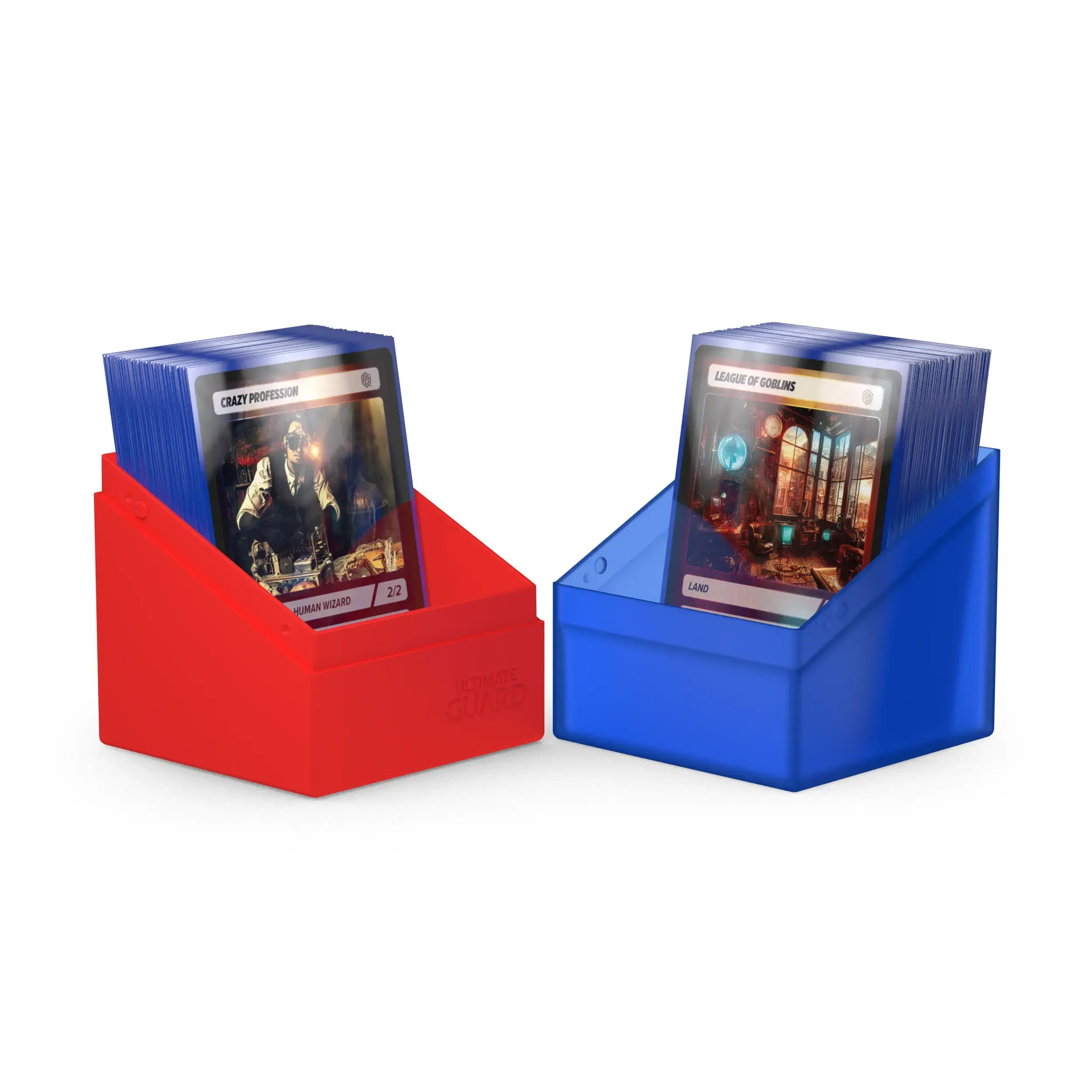 Ultimate Guard Boulder Deck Case 100+ SYNERGY Blue/Red