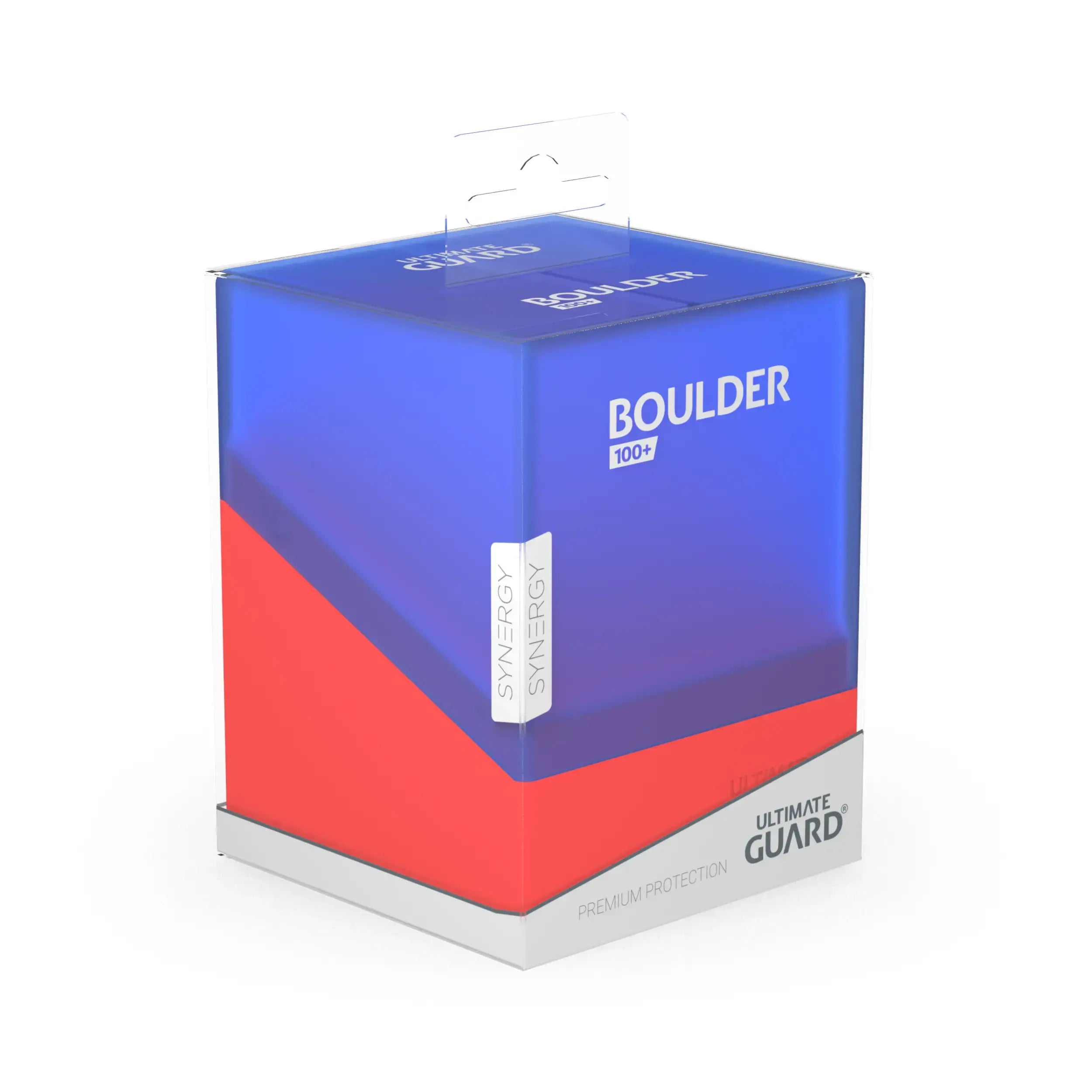Ultimate Guard Boulder Deck Case 100+ SYNERGY Blue/Red