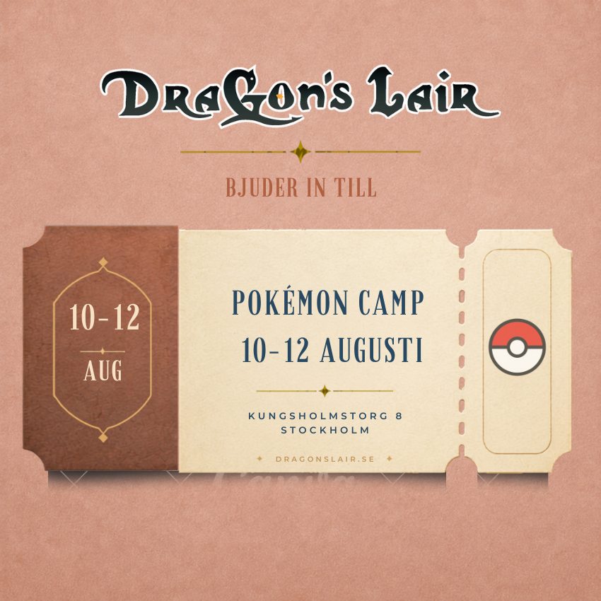 Pokémon Camp 10-12 Augusti