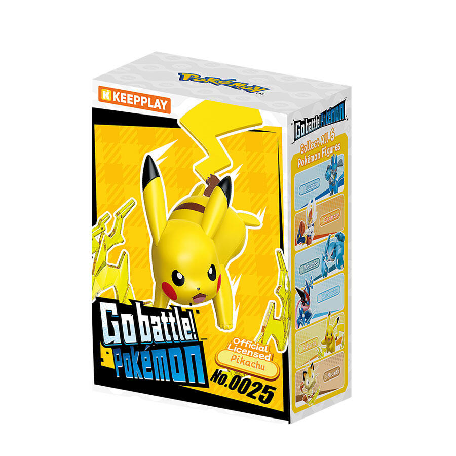 Qman Keepplay Pokemon Battle Series Wave 1 Pikachu Byggsats