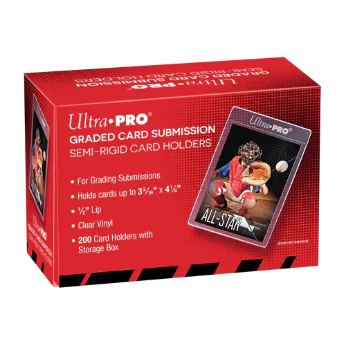 Semi Rigid 1/2" Lip Tall Card Holders (200st)