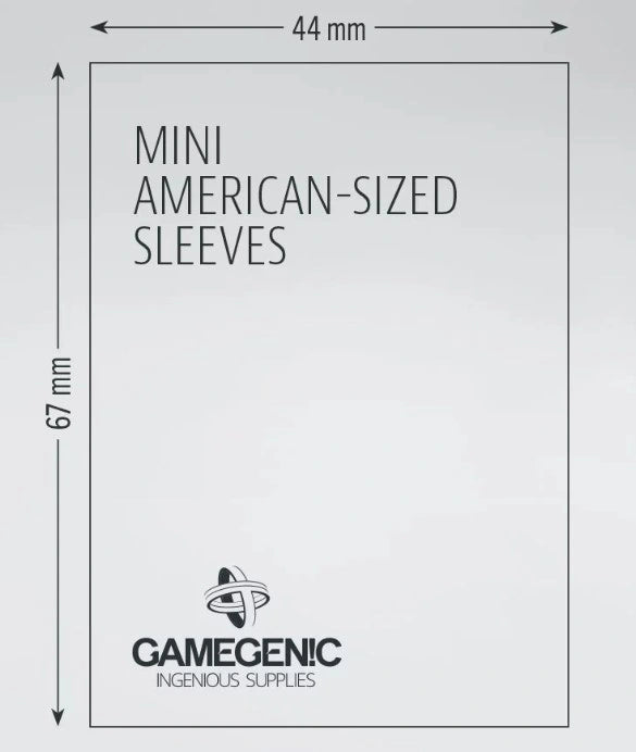(44x67 mm) Gamegenic - PRIME Mini American Sleeves