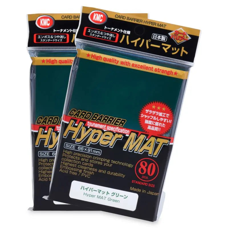 KMC Standard Sleeves - Hyper Mat Green