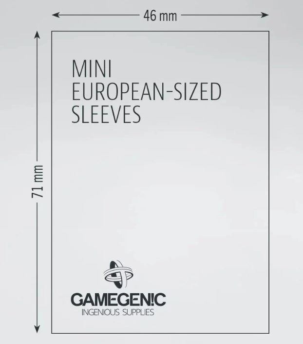 (46x71 mm) Gamegenic - Matte Mini European Sleeves