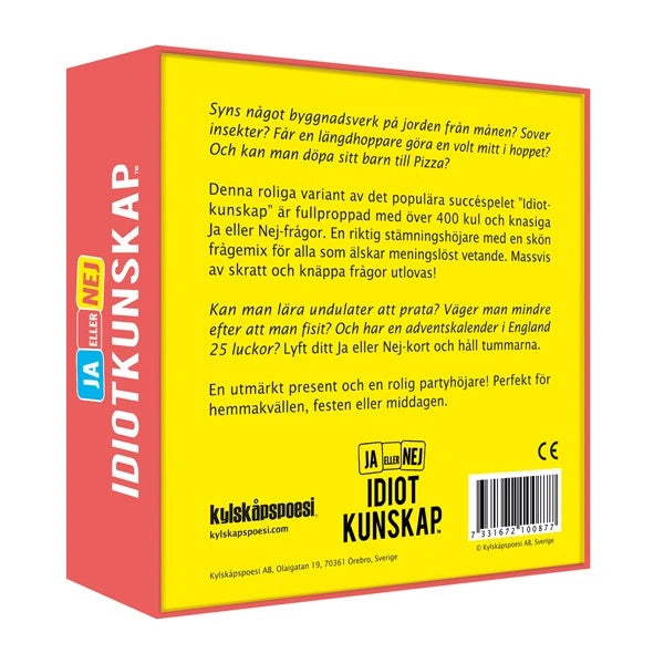 Idiotkunskap Ja eller Nej
