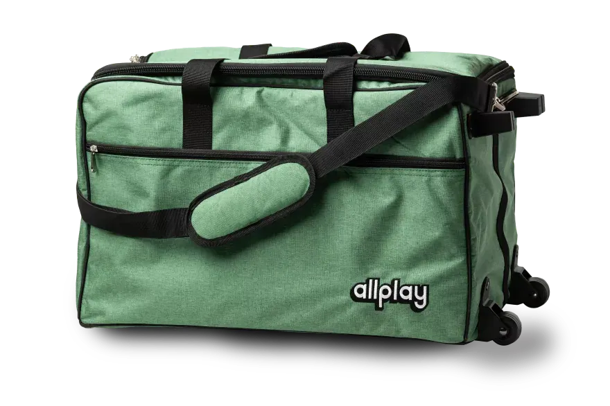 Allplay Rolling Board Game Bag: Fern Green