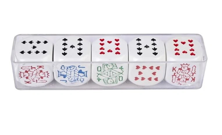 Pokertärningar (5st) - 16mm