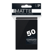 50ct Pro-Matte Black Standard Deck Protectors