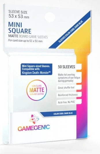 (53x53 mm) Gamegenic - Matte Mini Square Sleeves