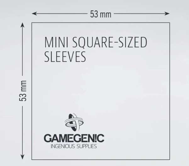 (53x53 mm) Gamegenic - PRIME Mini Square Sleeves
