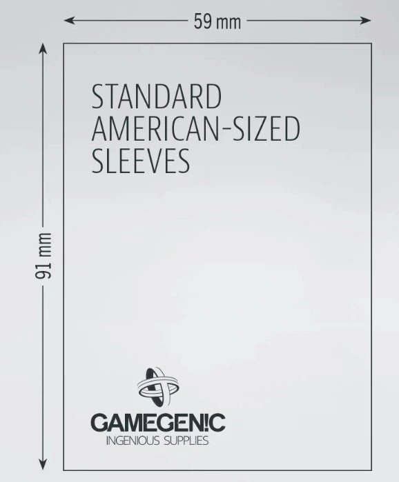 (59X91 mm) Gamegenic - Matte American Sleeves