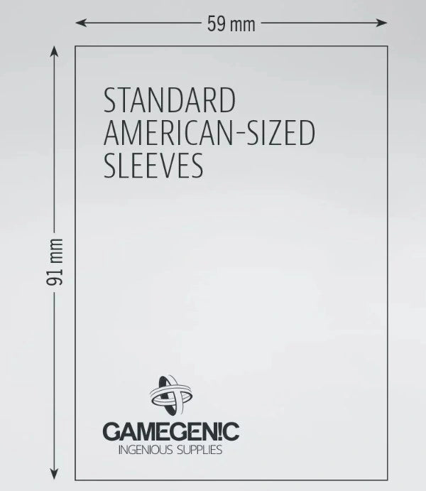 (59X91 mm) Gamegenic - PRIME American Sleeves
