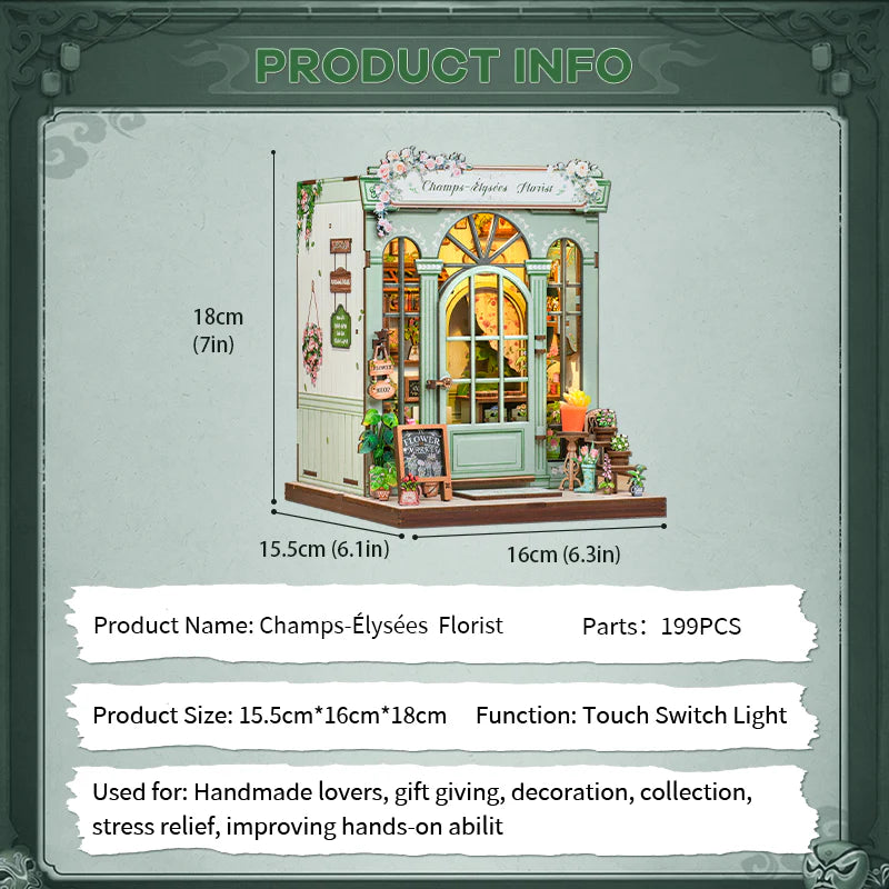 Champs-Élysées Florist - Book Nook Kit - CuteBee