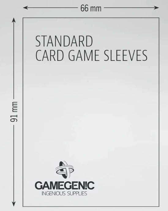 (66x91 mm) Gamegenic - Matte Standard Card Game Sleeves
