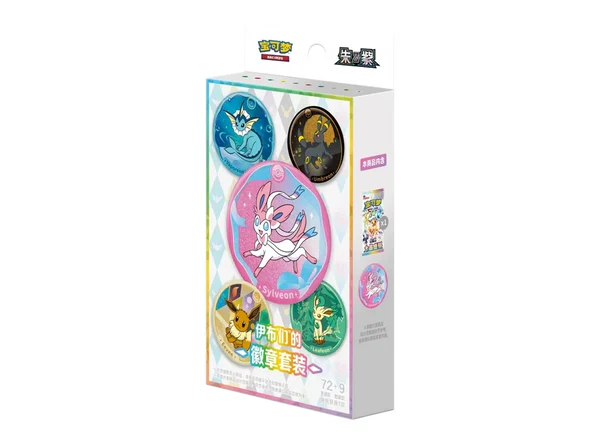 Pokemon Terastal Gathering CSV9.5C Badge Set Collection (Kinesisk)