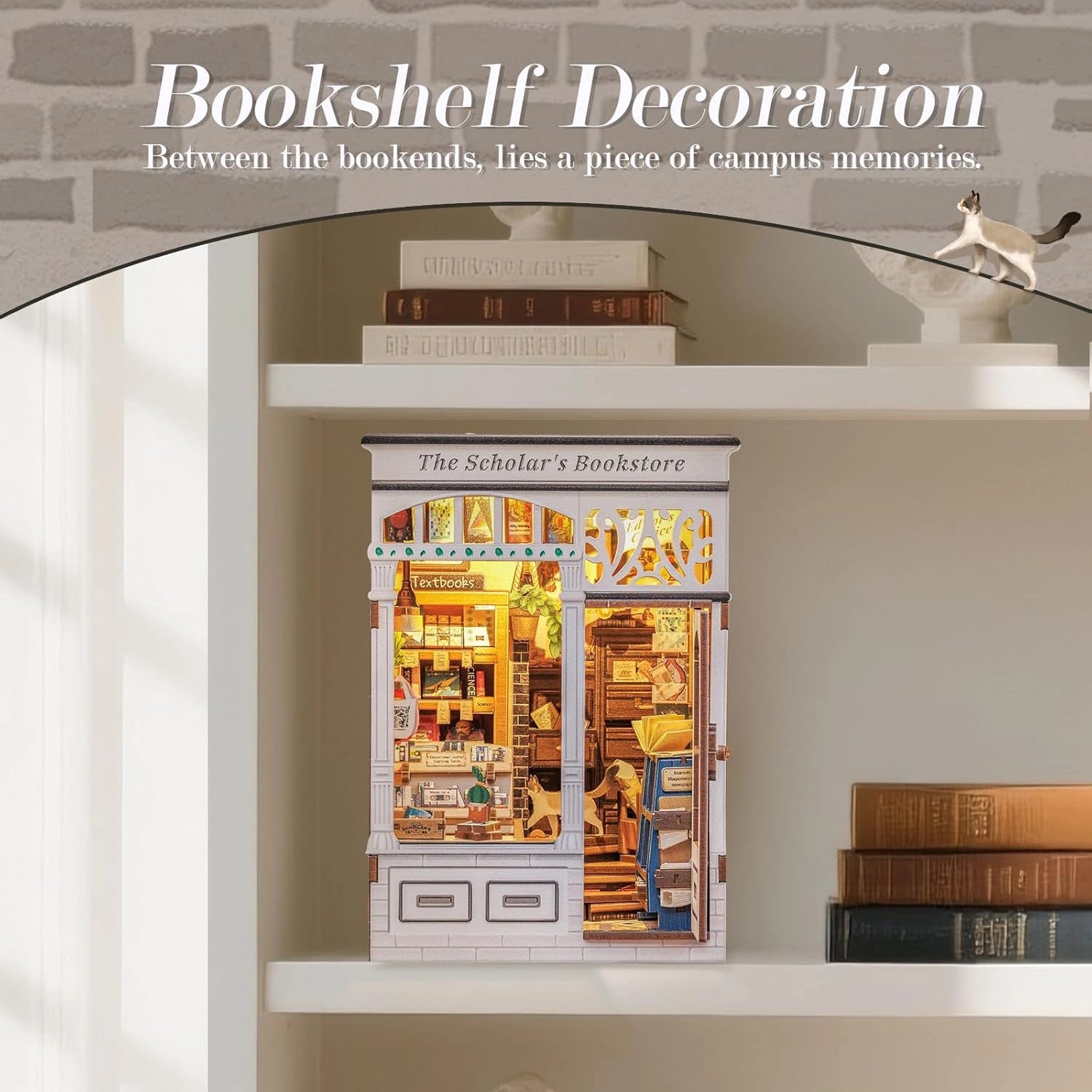 The Scholar's Bookstore - Book Nook Kit - CuteBee