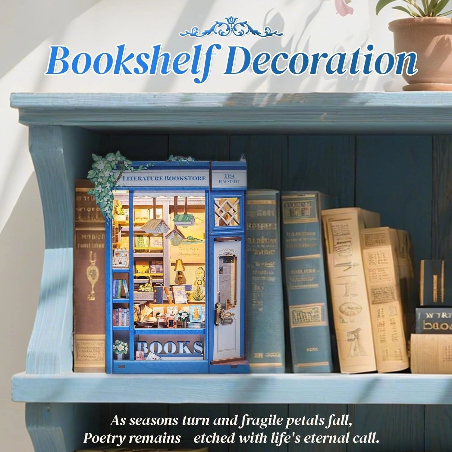 Literature Bookstore - Book Nook Kit - CuteBee