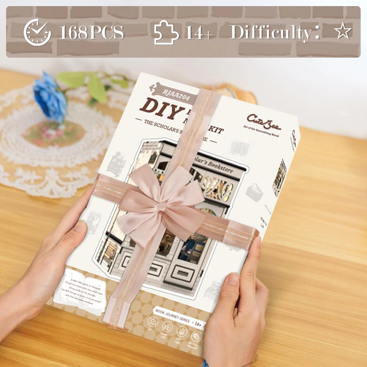 The Scholar's Bookstore - Book Nook Kit - CuteBee