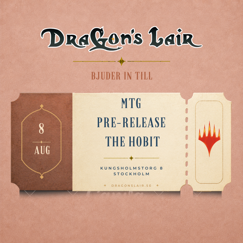 Deltagarbiljett - MTG Pre-Release The Hobit 8/8
