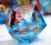 D20 Blue And Red Liquid Core (33mm)