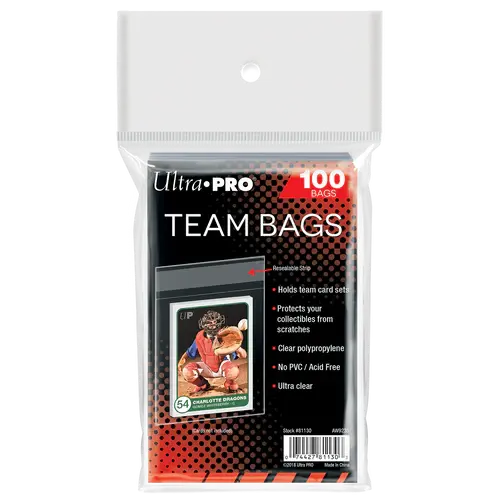 Team Bags Resealable Sleeves (100st)